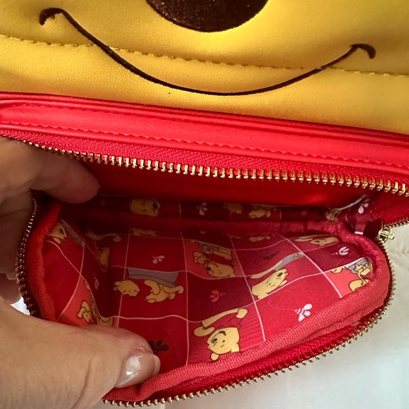 Loungefly Disney Winnie the Pooh Yellow and Red Backpack - Picture 7 of 16